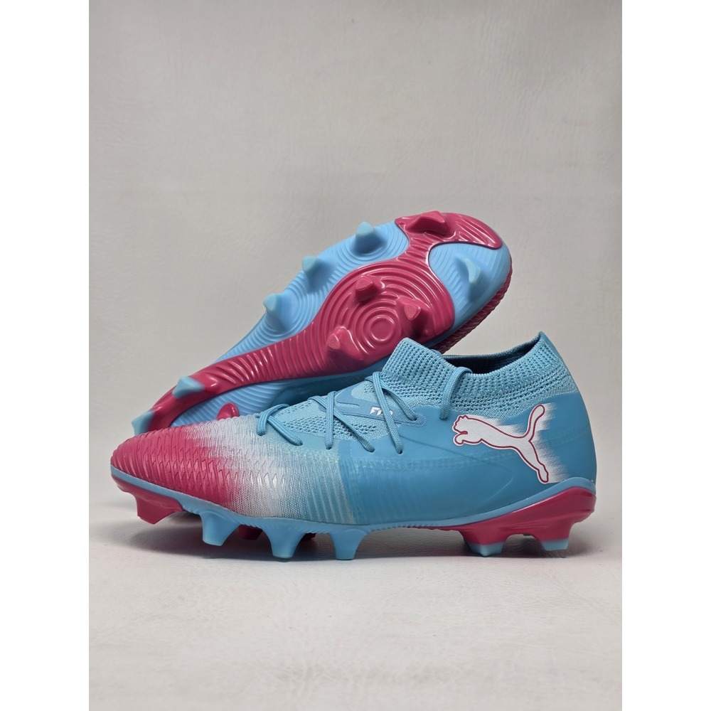 Puma Future 8 Match FG Soccer Cleats Shoes Mens Size 7 Blue Pink 108759-01 New